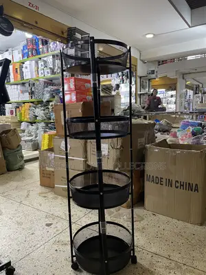 Multi-Use Basket Shelf Rack