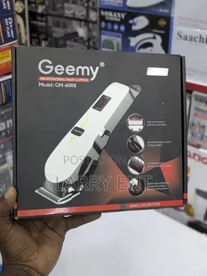 Geemy Rechargeable Hair Clipper Professional Beard Trimmer Adjustable