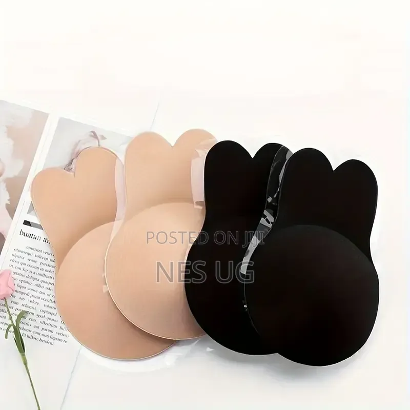 2pairs Women's Invisible Bra Strapless Occasions Bras - Black/ Brown