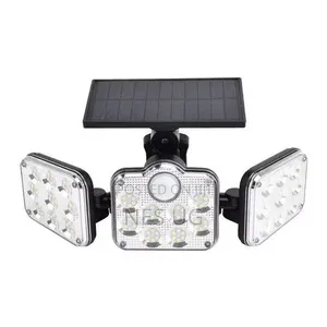 Solar Light Motion Sensor Security Dummy Camera - Black