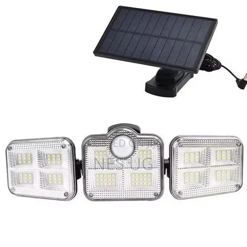 Solar Light Motion Sensor Security Dummy Camera - Black
