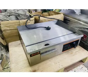Commercial Single Chapatti Electric Griddle-Silver