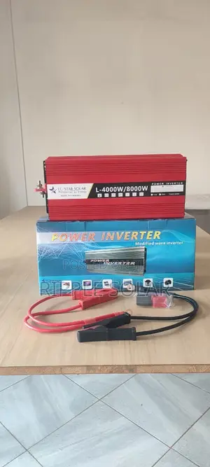 4000w Power Inverter 24v to 220v 8000w Peak Dc to Ac