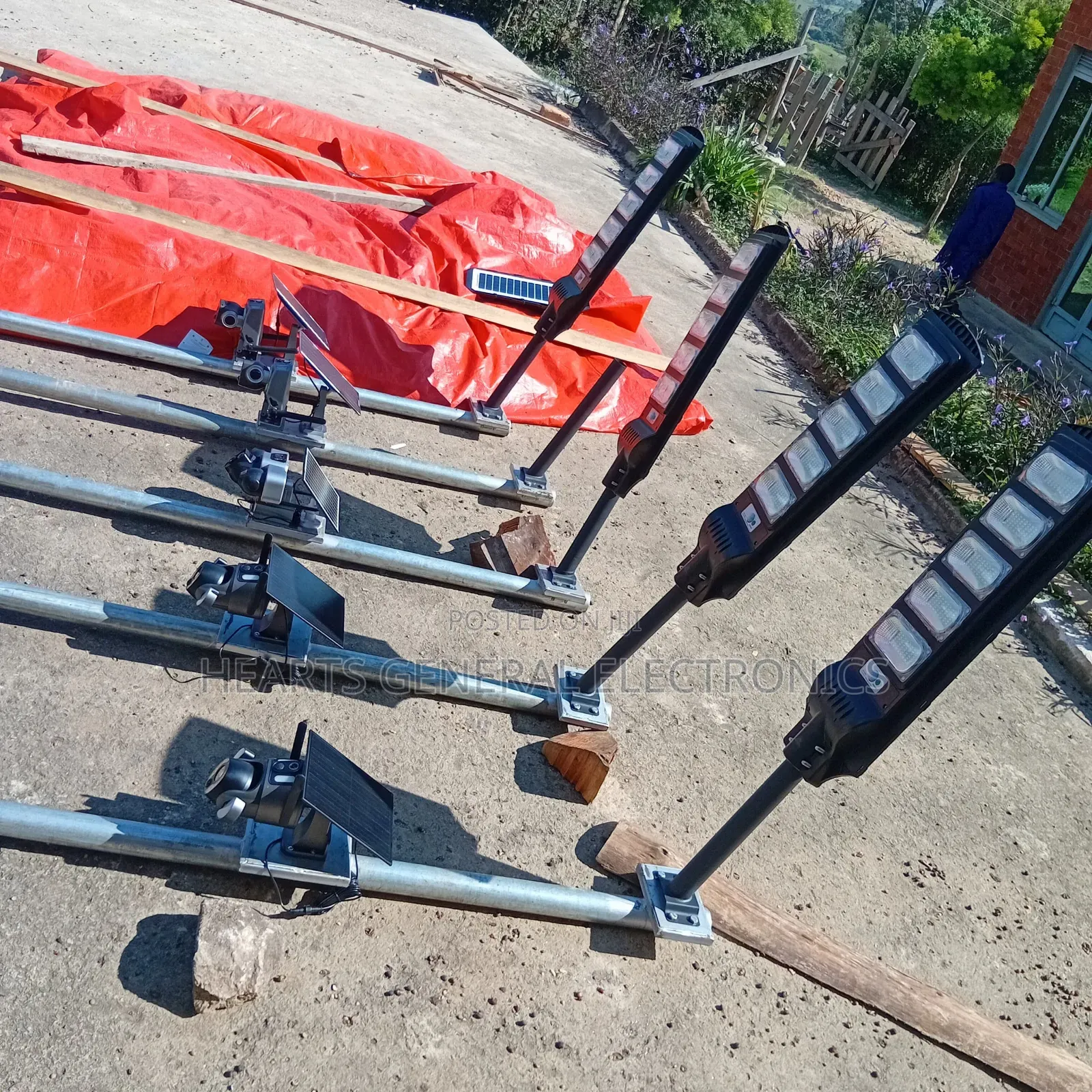 Solar CCTV Street Light System