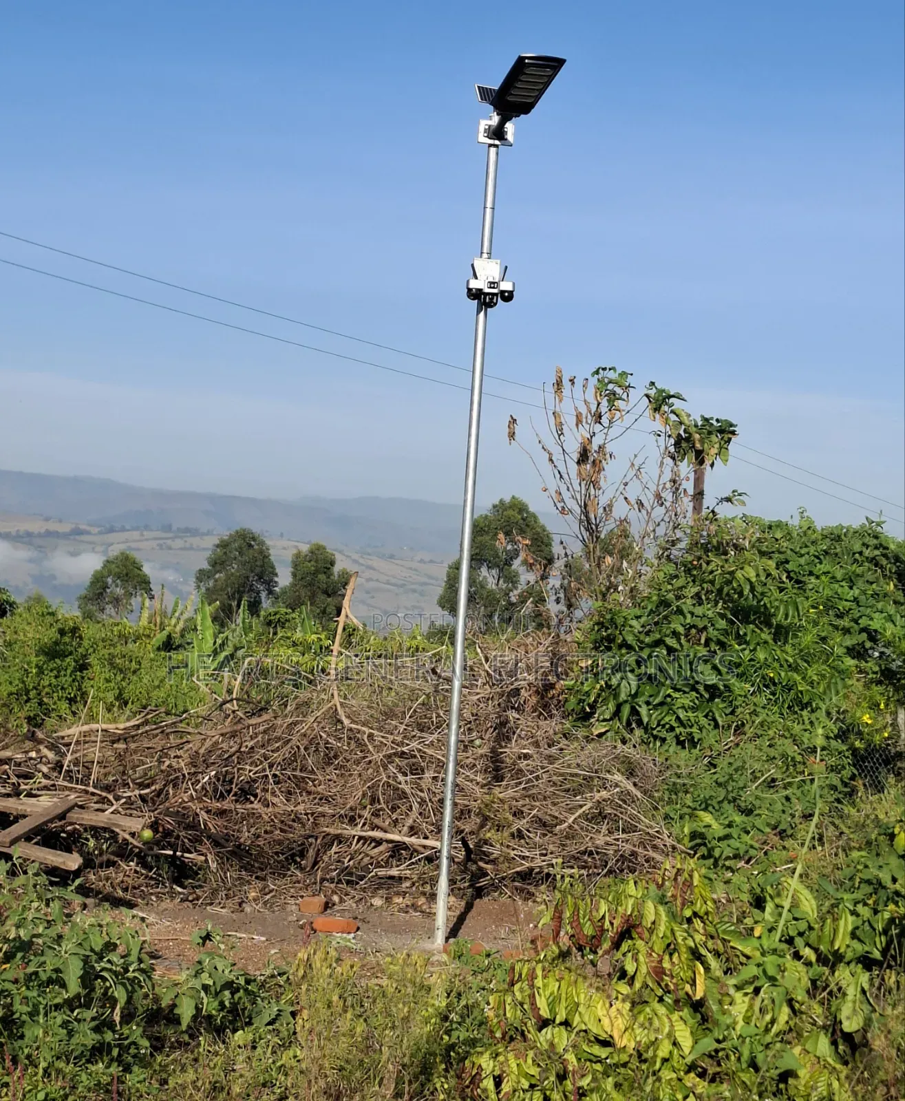 Solar CCTV Street Light System