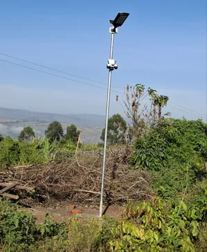 Solar CCTV Street Light System