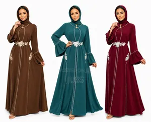 Embroidered Silk Abayas in Many Differnt Colours