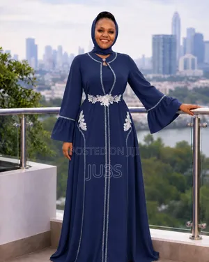 Embroidered Silk Abayas in Many Differnt Colours