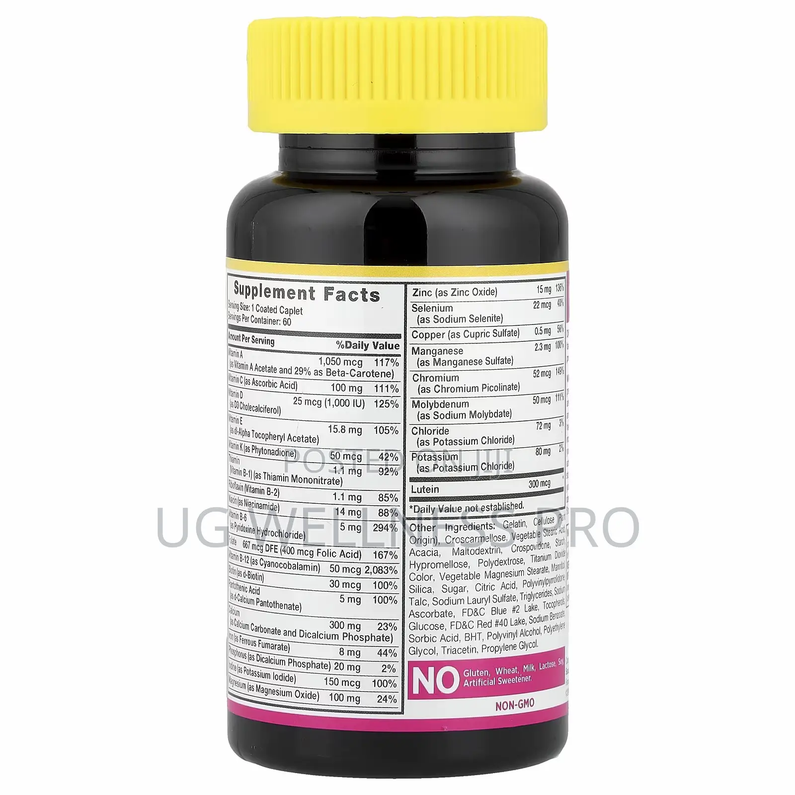 Womens 50+, Abc Complete Multivitamin Multimineral, 60 Coated Caplets
