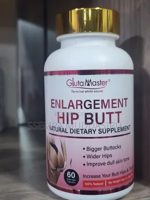 Gluta Master Enlargement Hip Butt Dietry Supplement 60 Capsules