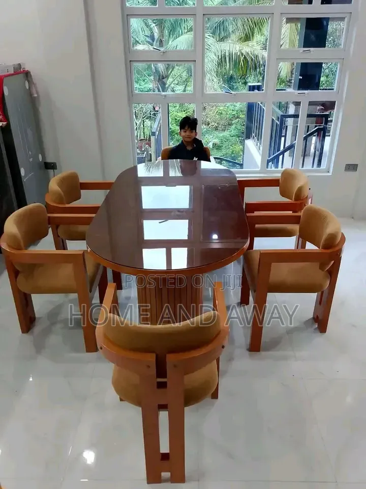 6 Seaters Modern Rustic Dining Sets in Any Colour From 2,000,000/-