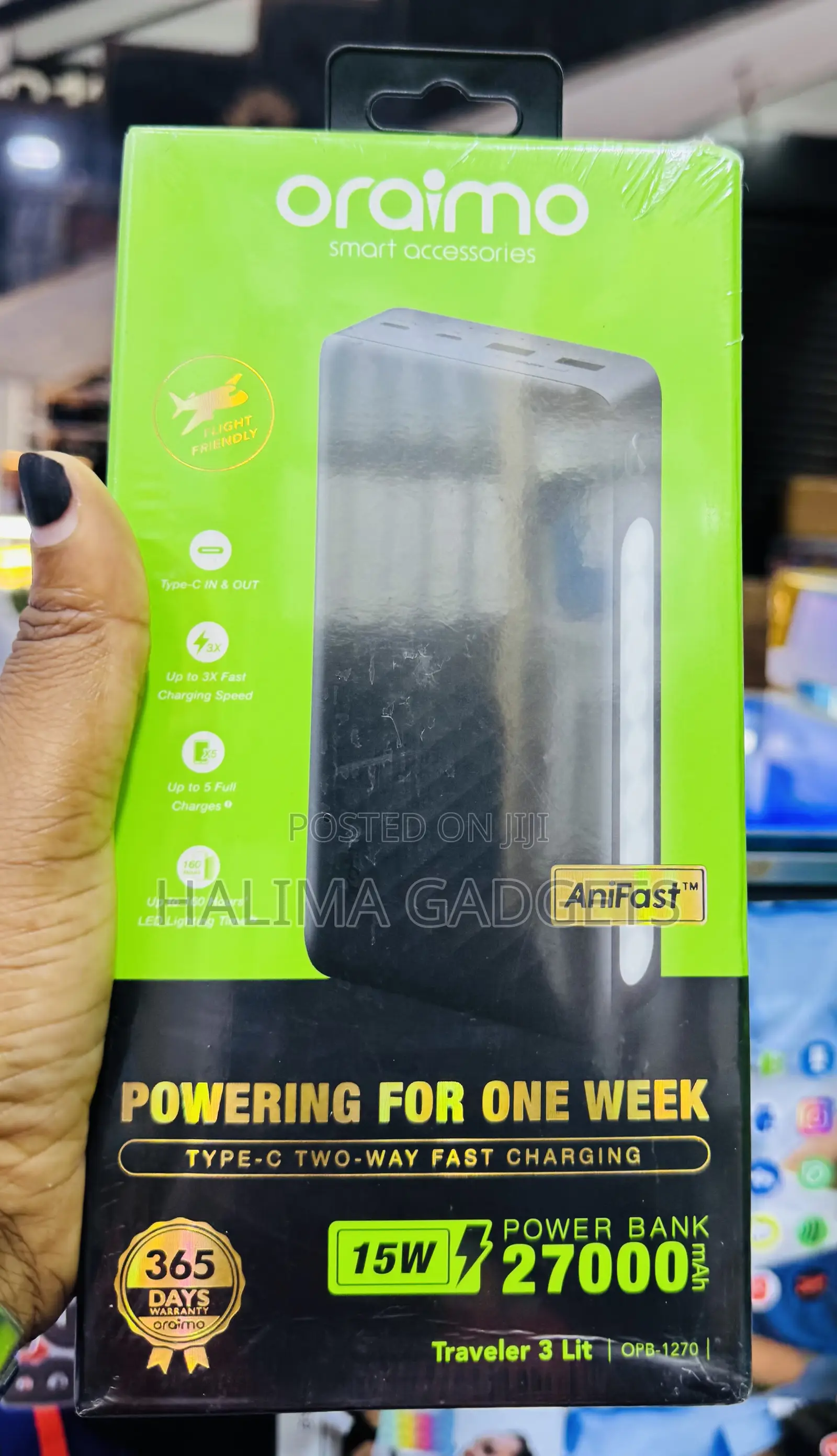 Oraimo 270000mah