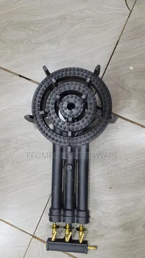Triple-Ring Cast Iron Gas Burner