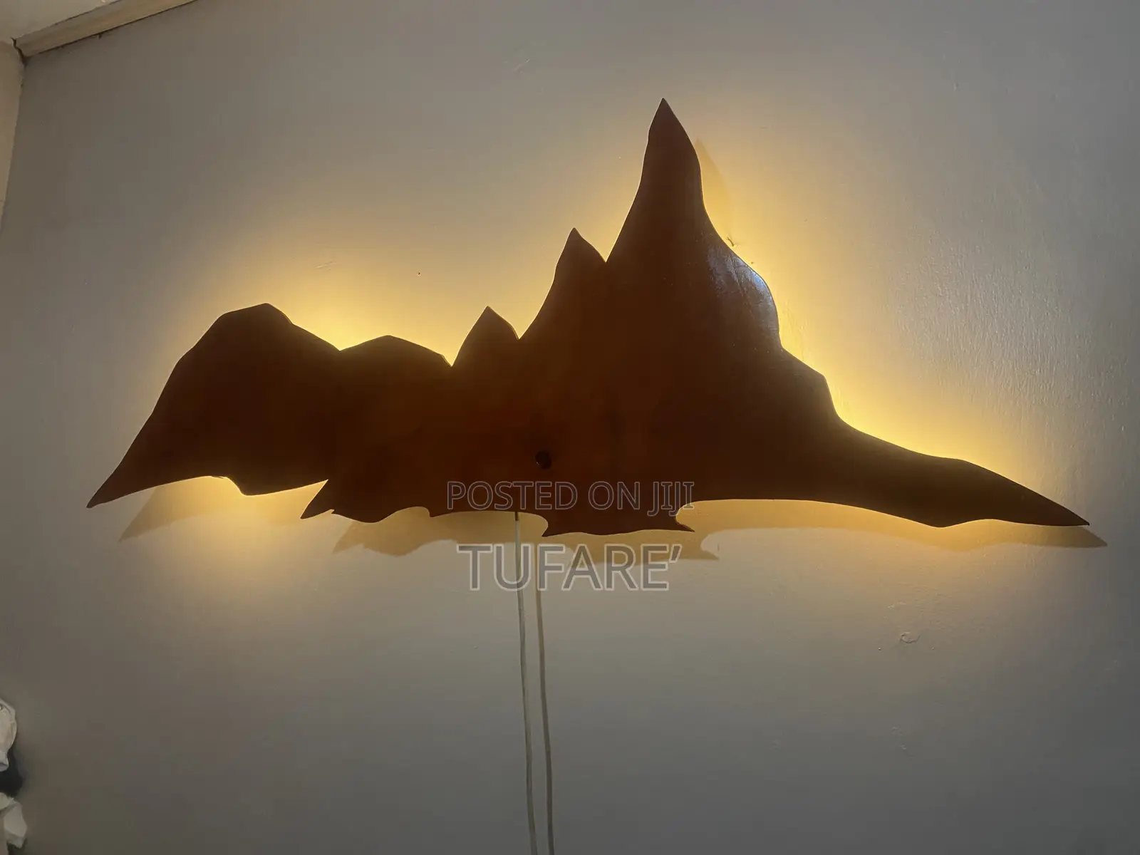 Glowing Mountain Modern Led Art