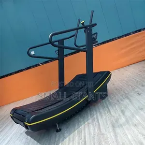 Non-Motorized, Self-Powered Curved Treadmill