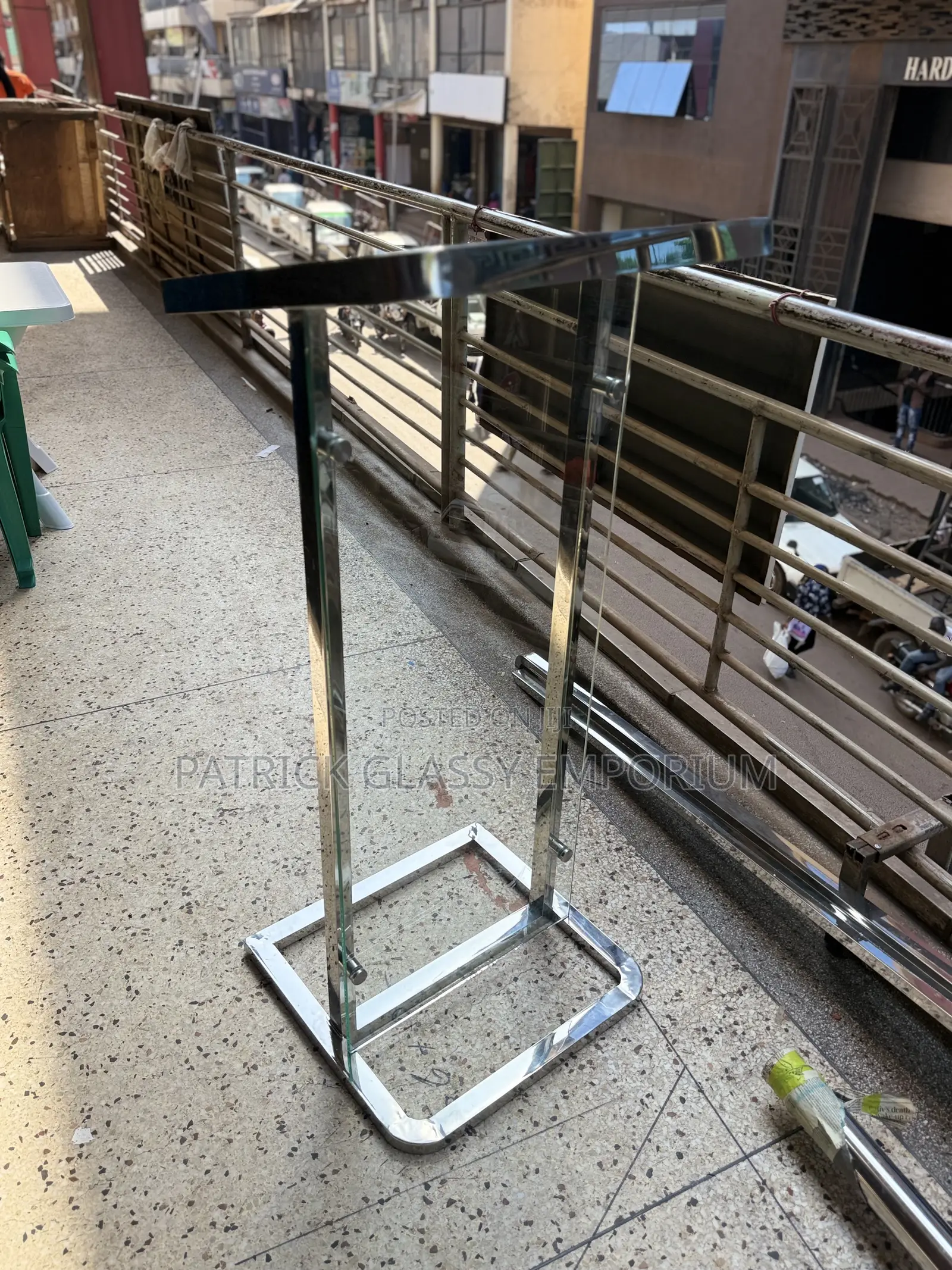 Stainless and Glass Pulpit