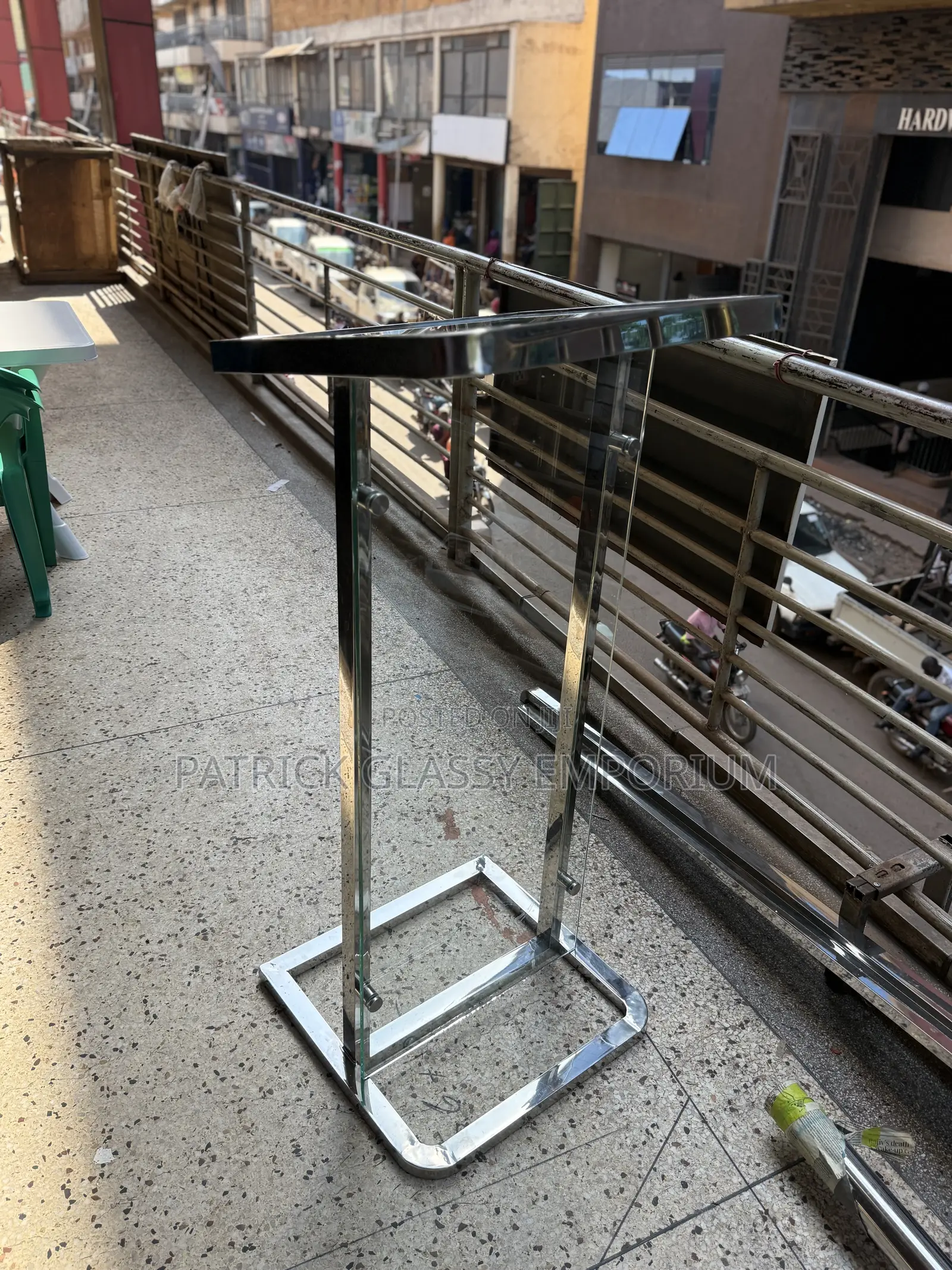Stainless and Glass Pulpit