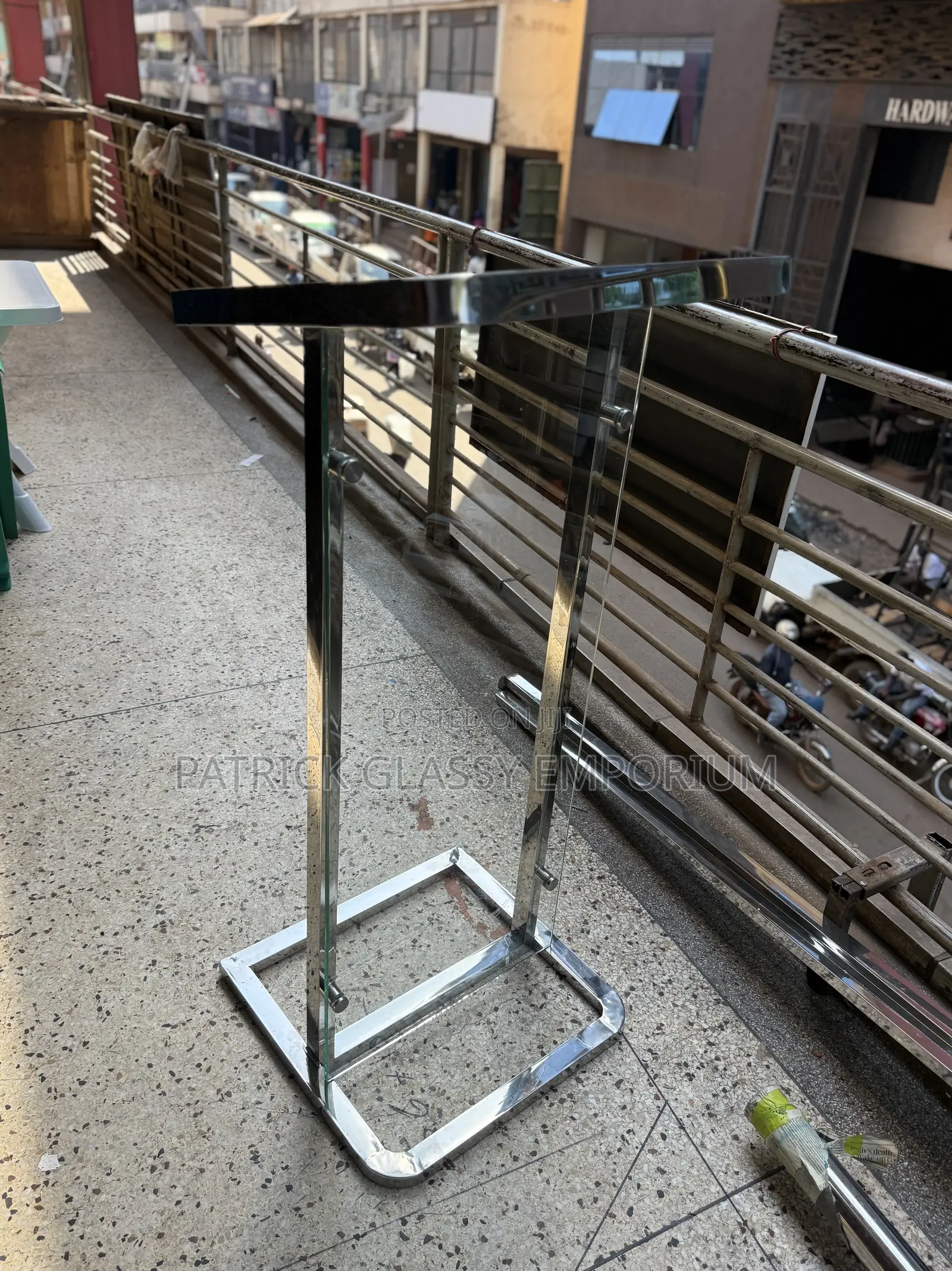 Stainless and Glass Pulpit