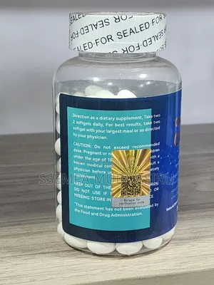 Organic Liquid Calcium +D3 Dietry Supplement 200 Softgels