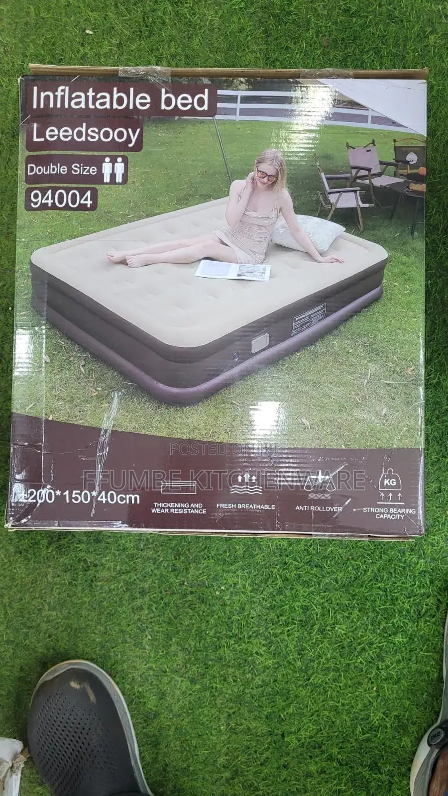 Inflatable Air Mattress Double Size