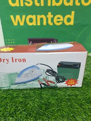 Battery Dry Iron 150watts 12v