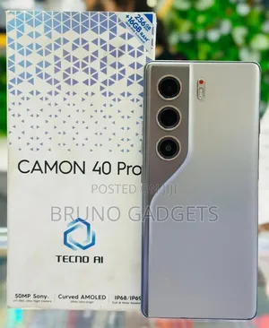 New Tecno Camon 40 Pro 5G 256 GB Gray
