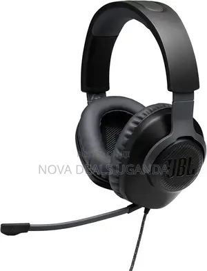 JBL Quantum 100 Wired Over-Ear Gaming Headset With a Detachable Mic,