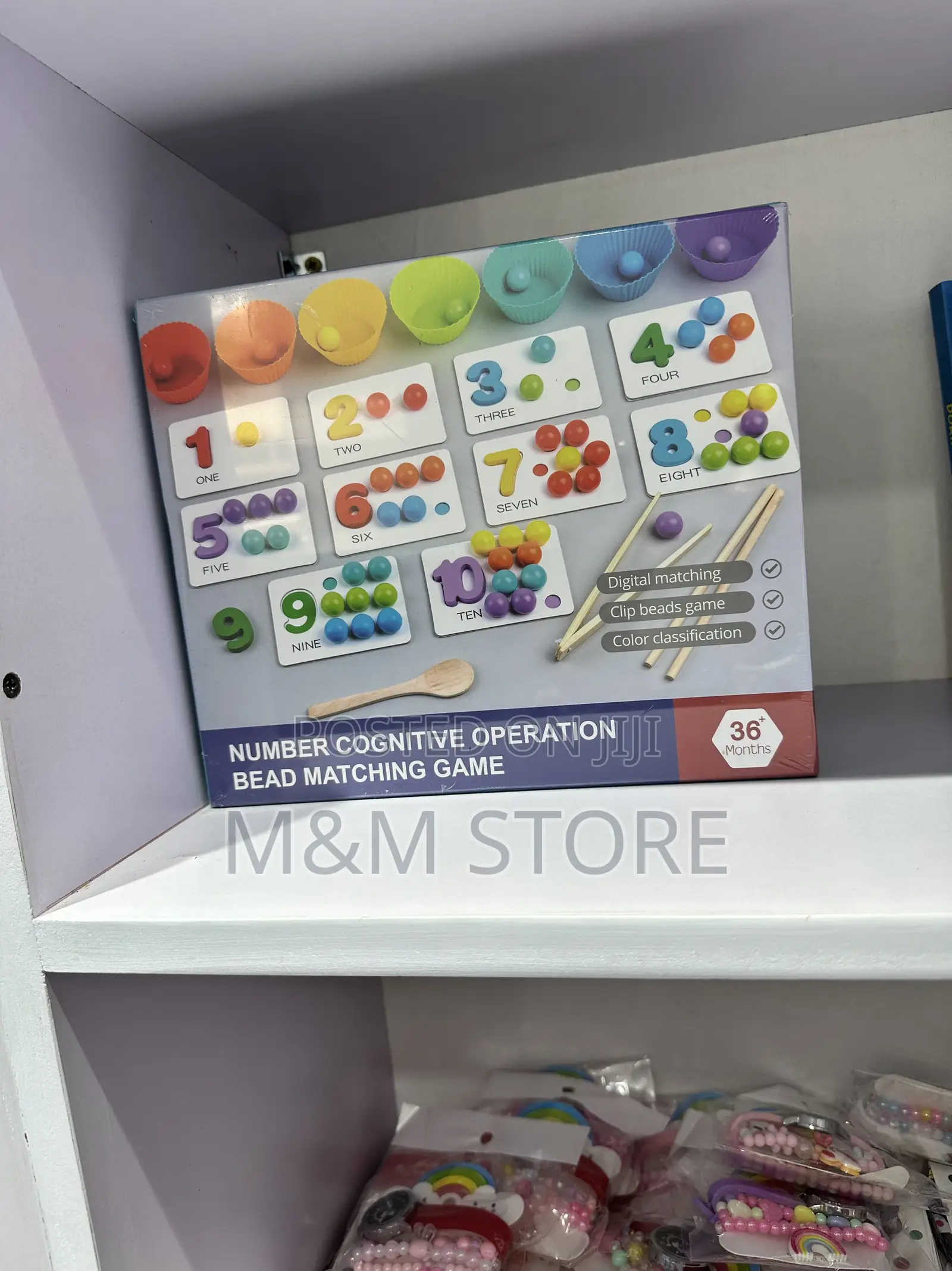 Number Cognitive Operation Bead Matching Game