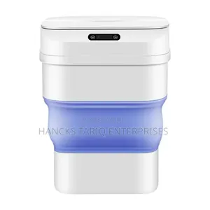 Smart Sensor Automatic Trash Can – Foldable Space-Saving Design