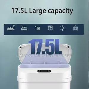 Smart Sensor Automatic Trash Can – Foldable Space-Saving Design