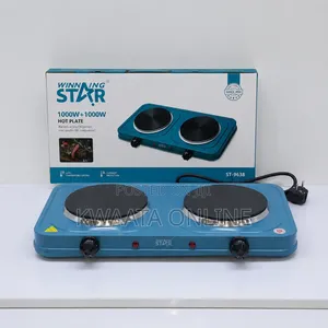 Double Burner Electric Cooktop, Portable Hotplate,Winning Star St-9638