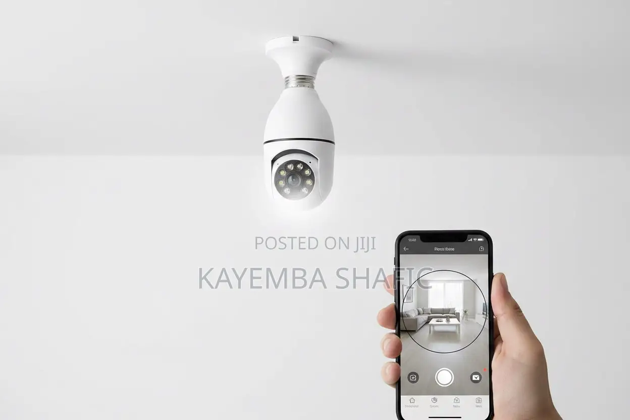 360° Panoramic Wireless Wifi E27 Light Bulb Security Camera