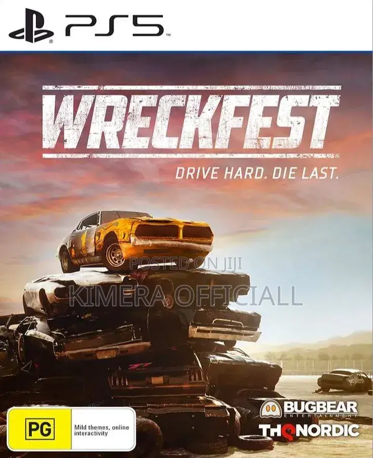 Wreckfest Game Cd for Ps5