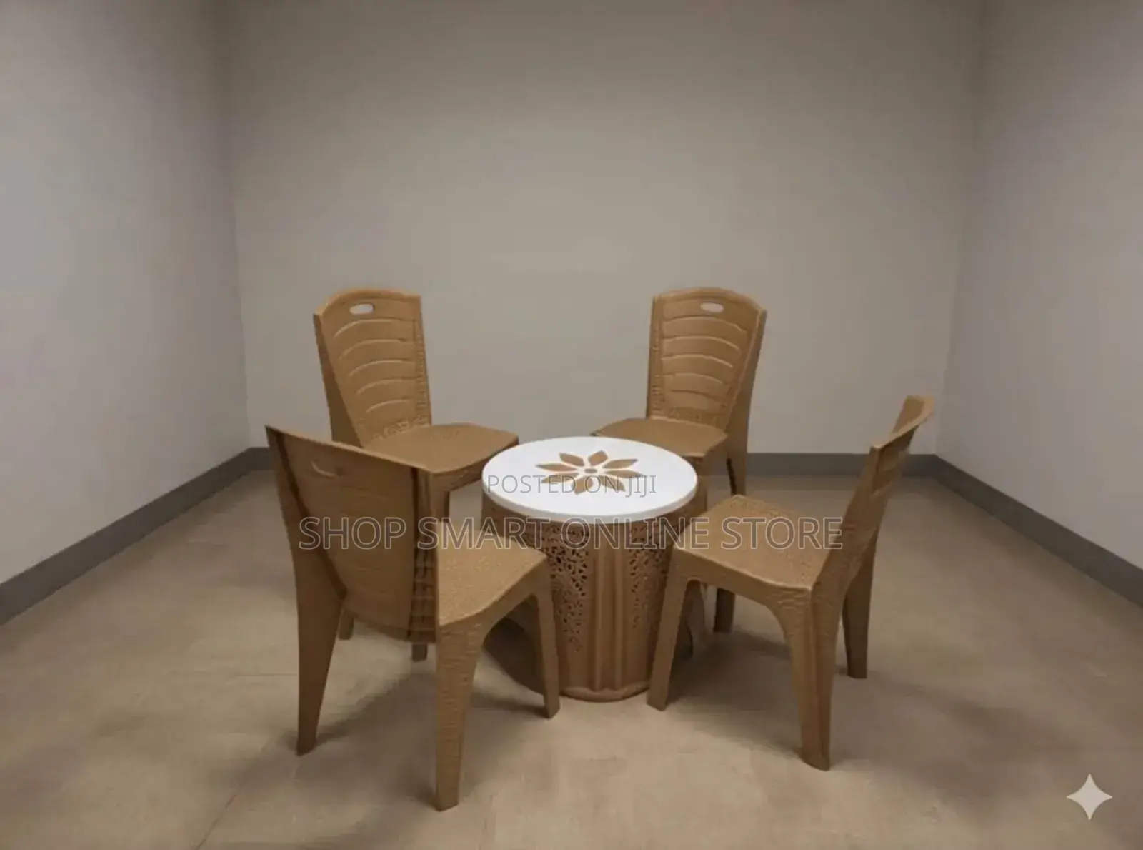 Exodus Plastic Table and Chairs Exodus Plastic Table and Chairs