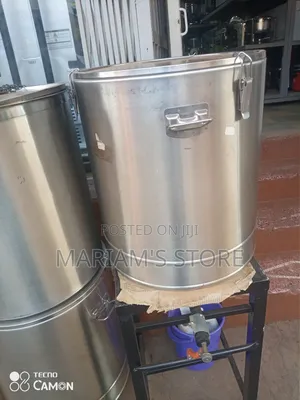 Stainless Steel Container for Industrial Use.
