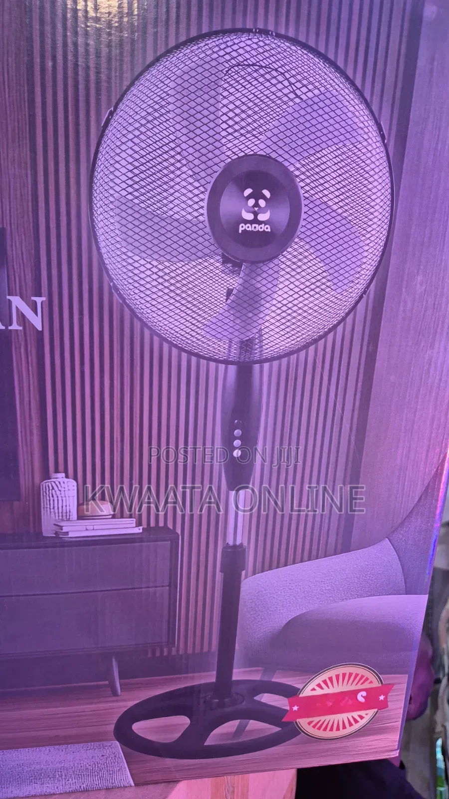 Panda 16 Inch Standing Fan-3 Speed Adjustable Fan( 2 Pieces in a Box)