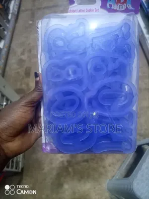 Generic Brand Plastic Alphabet Letter Cookie Cutter Set.