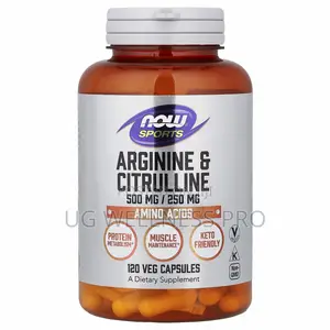 Now Foods Sports, Arginine Citrulline, 120 Veg Capsules