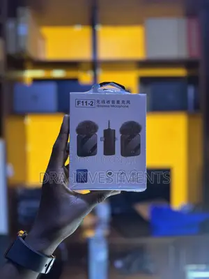 F11-2 Wireless Microphone – Dual Mic For Content Creators Interviews
