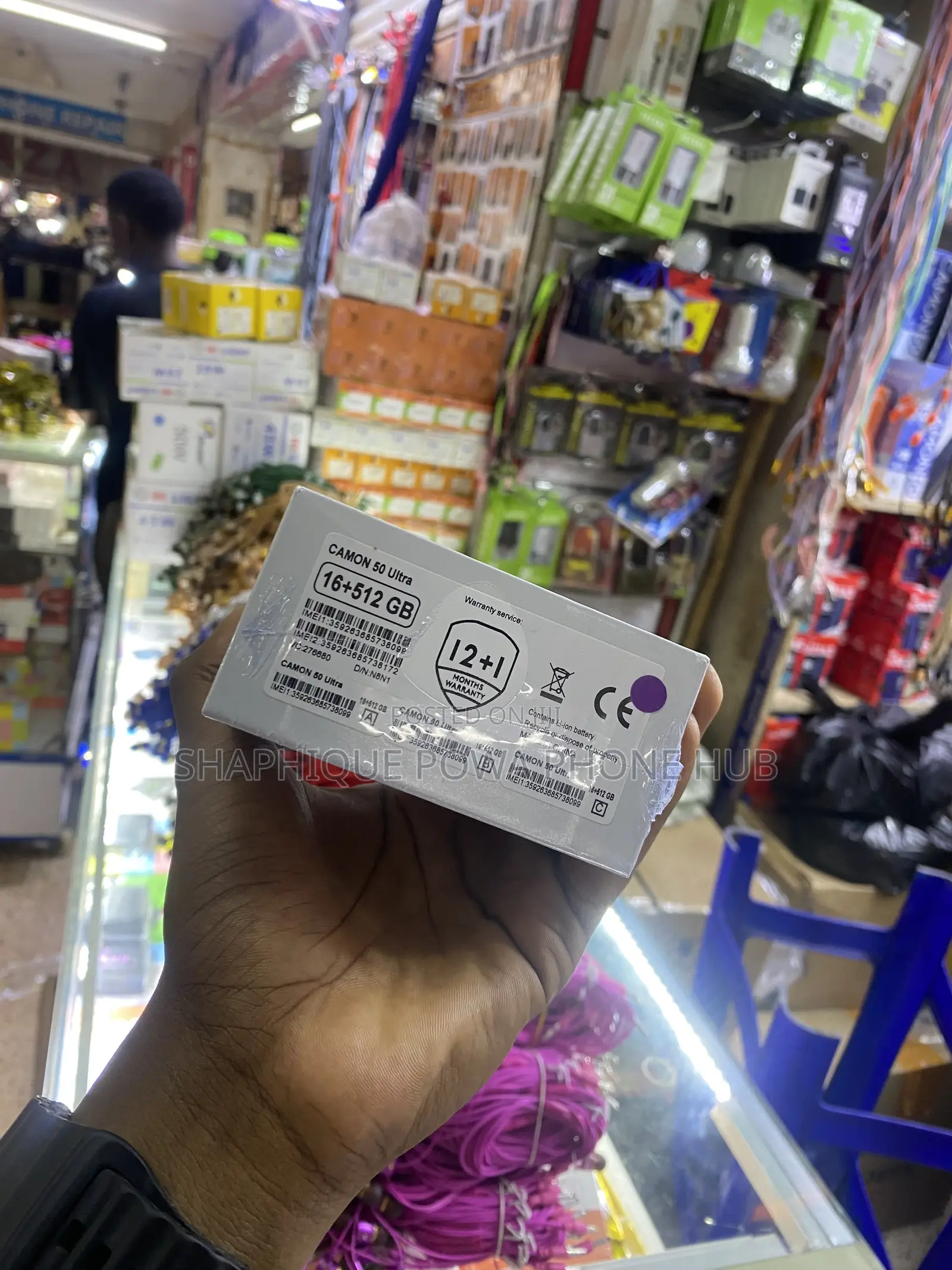 New Tecno Camon 50 Ultra 512 GB Black