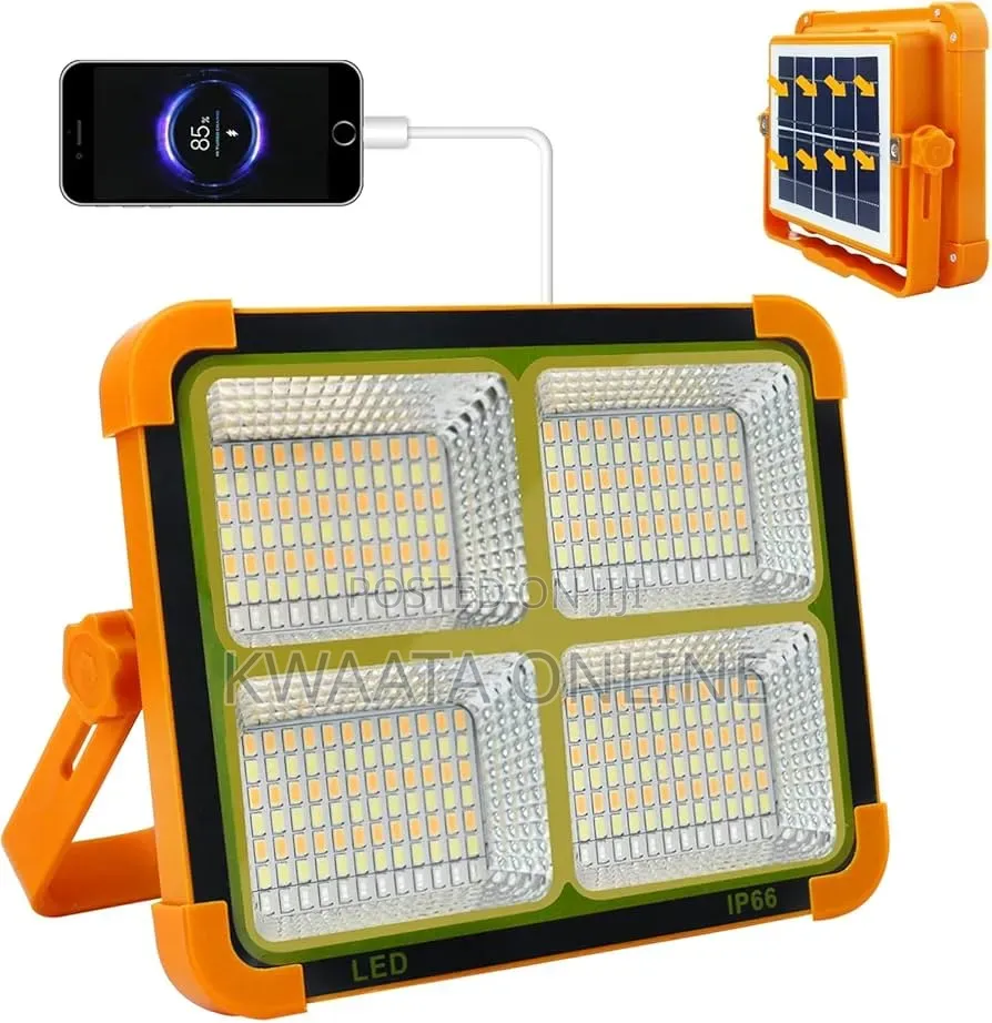 Solar Usb Rechargeable Flood Light Waterproof Cod Lamp