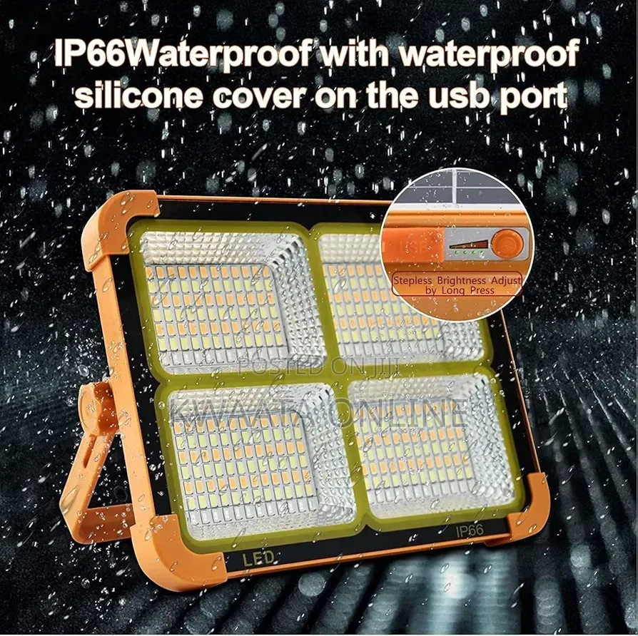 Solar Usb Rechargeable Flood Light Waterproof Cod Lamp