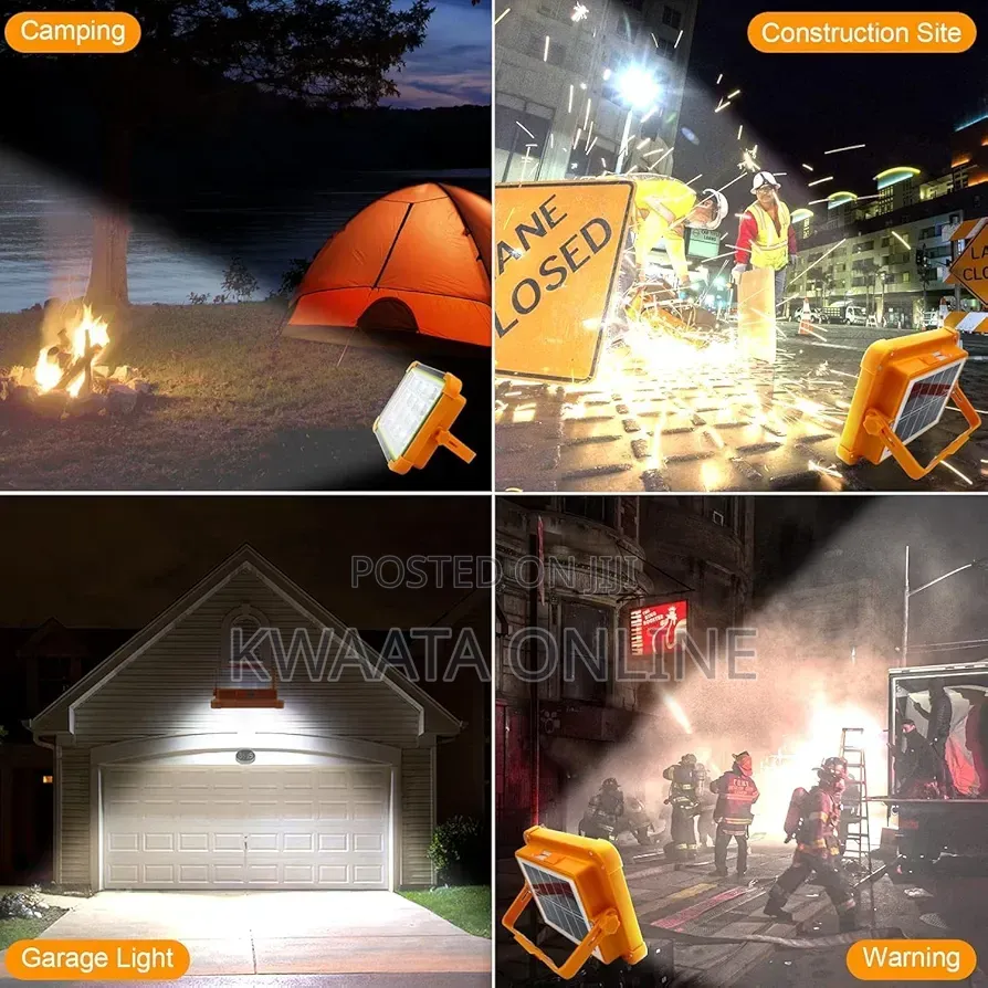 Solar Usb Rechargeable Flood Light Waterproof Cod Lamp