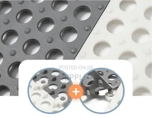 Generic 6pcs Anti-Slip Splicing PVC Bathroom Mats
