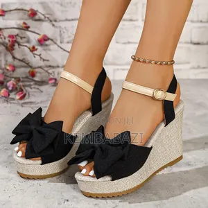 Women's Platform High Heeled Open Toe Sandals