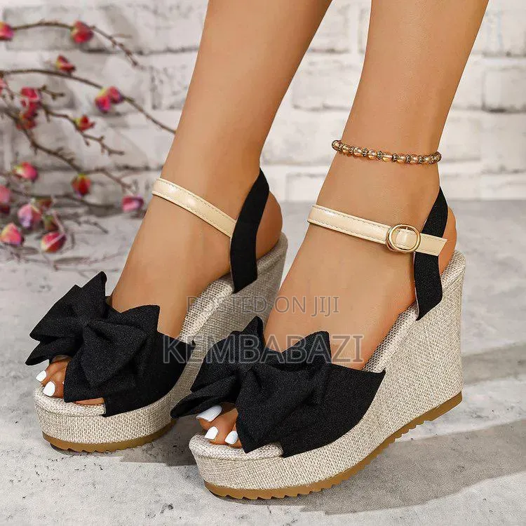 Women's Platform High Heeled Open Toe Sandals