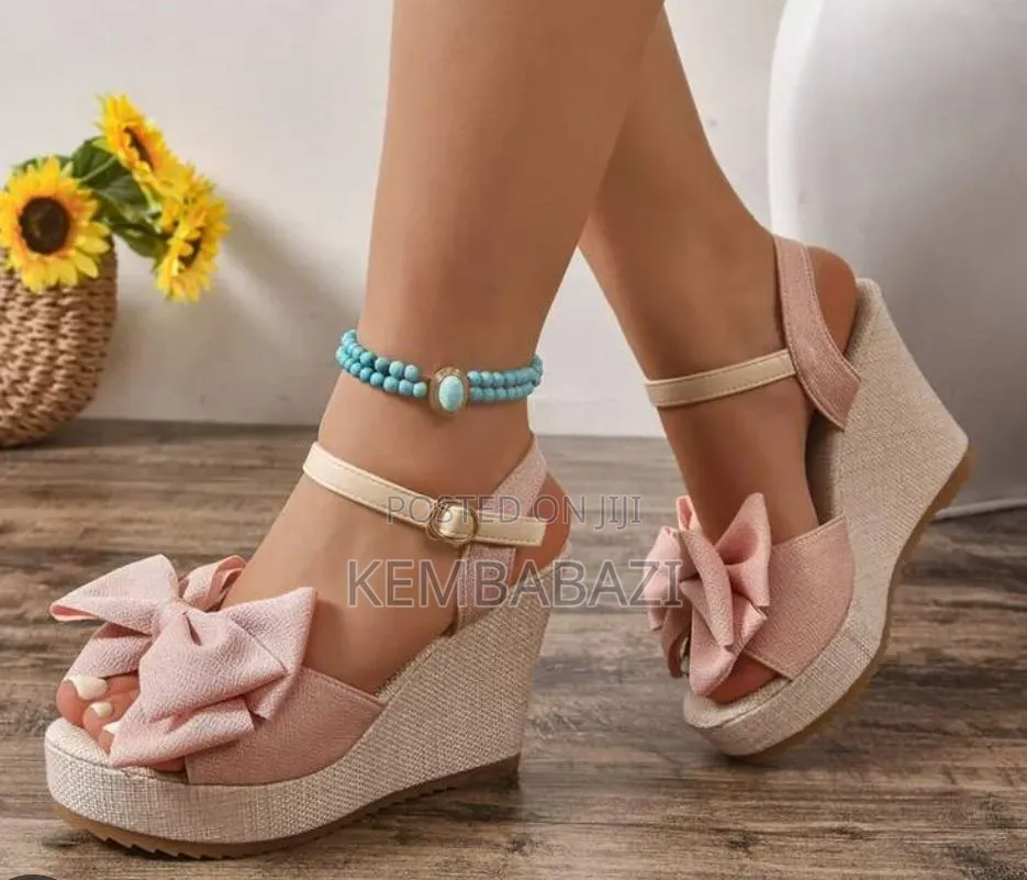 Women's Platform High Heeled Open Toe Sandals