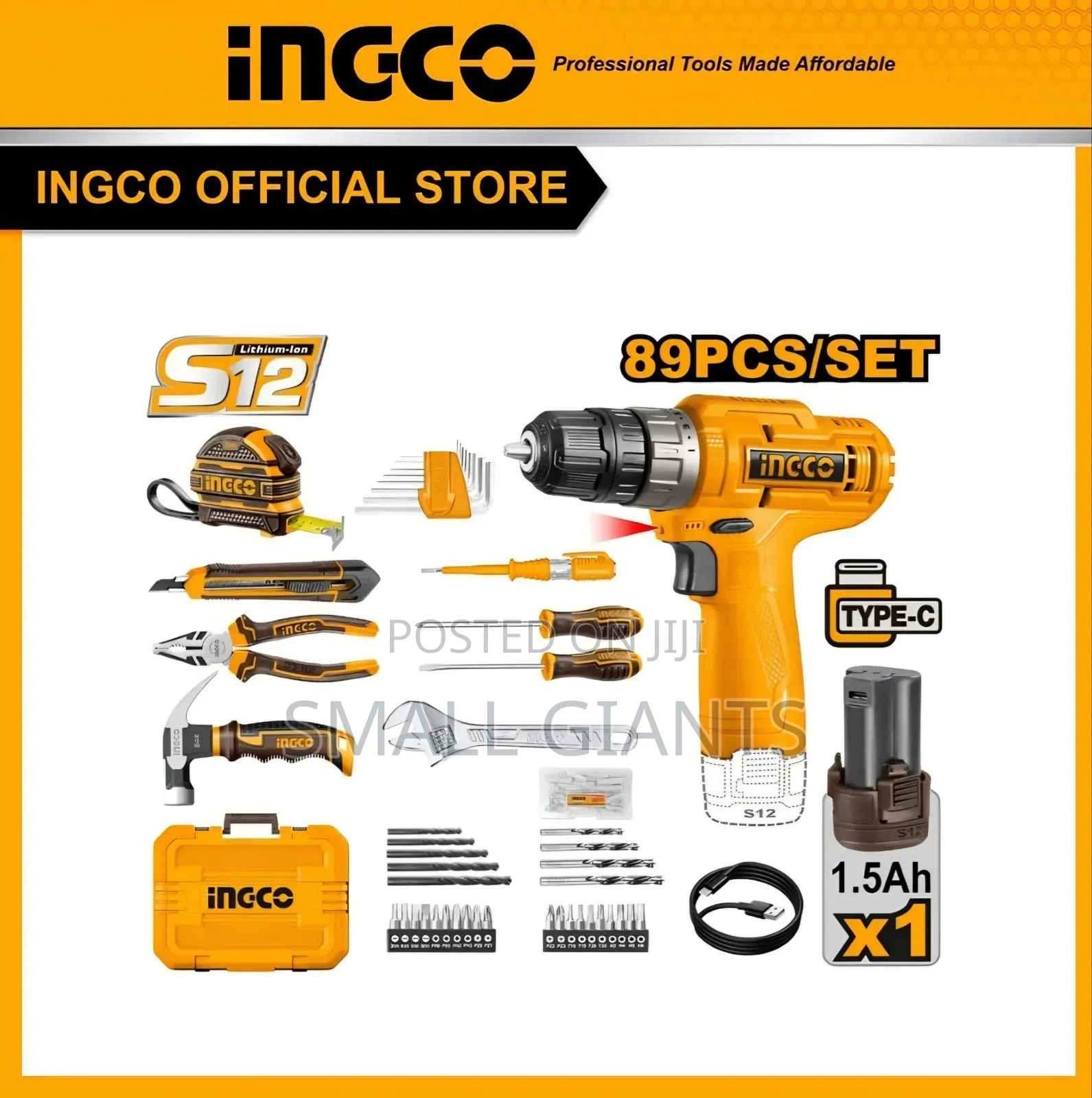 Ingco Hkthp10891 89-piece Tool Set.