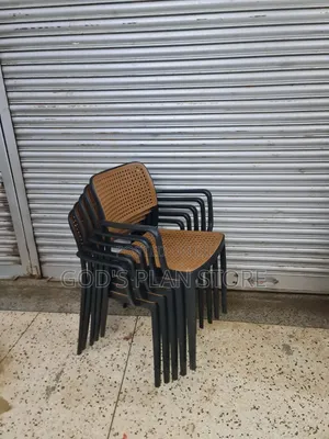 Matte Meshed Back Dining Plastic Chairs Plastic Chairs