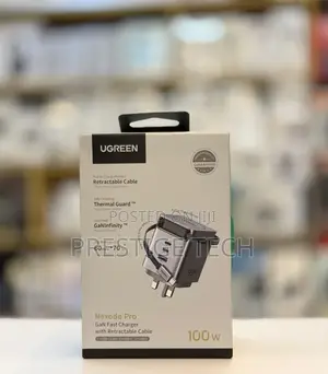 Ugreen Nexode Pro 100w Gan Usb C Adapter With Retractable Cable